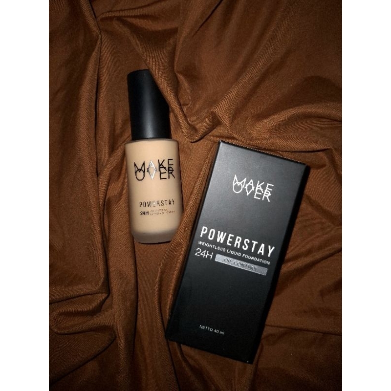 Make Over Powerstay Weightless Liquid Foundation Shade W42 Warm Sand