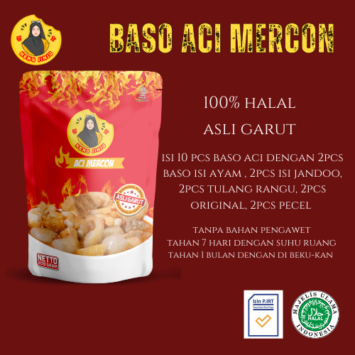 

RB Baso Aci Mercon Neng Jinju Halal Tanpa Pengawet