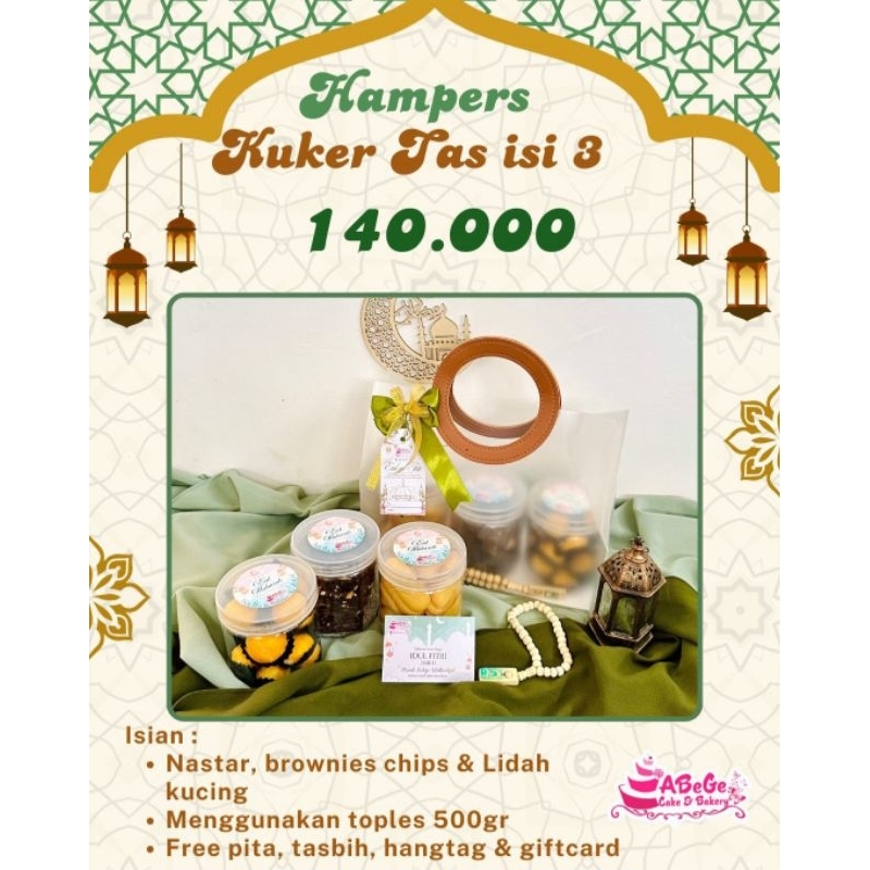 

hampers kuker tas isi 3