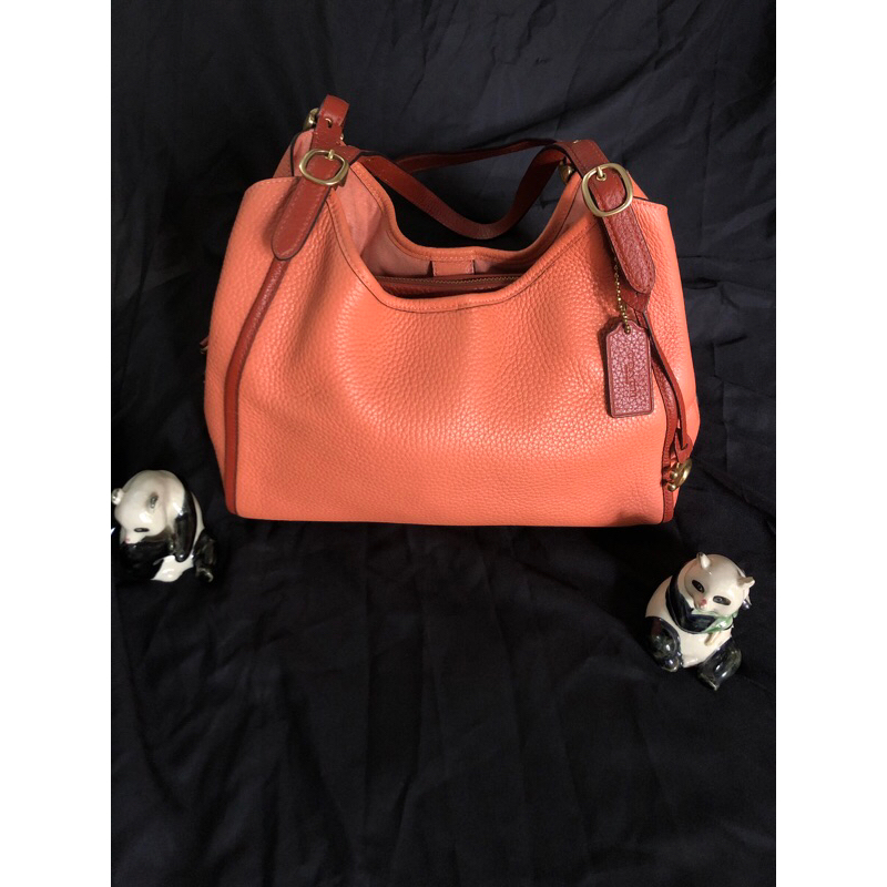 PRELOVED COACH Lori Soft Pebble Leather Shoulder Bag