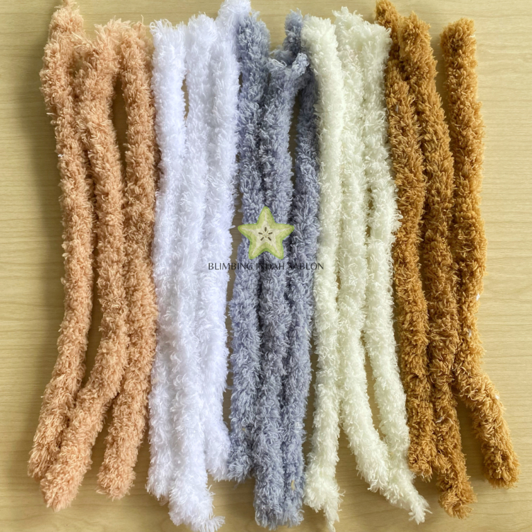 

Kawat Poppy 30cm SATUAN Bludru Tebal Jumbo Bahan Craft Boneka Tas Plush Kawat Twist Stick Benang Wol Mainan DIY Kerajinan Anak Premium Tidak Mudah Rontok Warna Cerah Menarik Chenille Pipe Cleaner Murah Termurah Blimbing Indah Sablon Malang