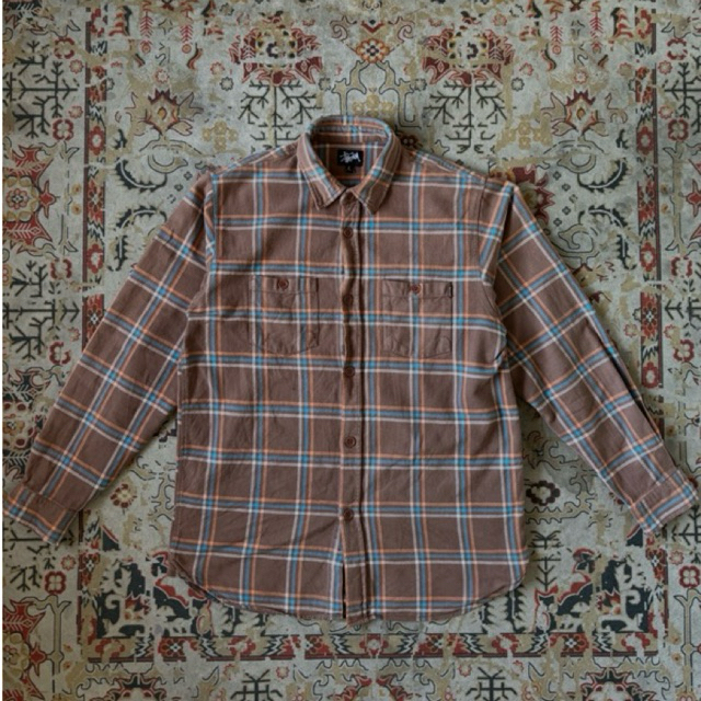 flannel stussy