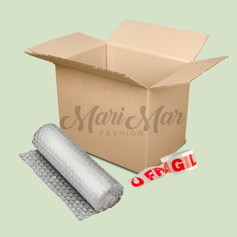 

TAMBAHAN KEAMANAN PACKING-- BUBBLE WRAP & KARDUS