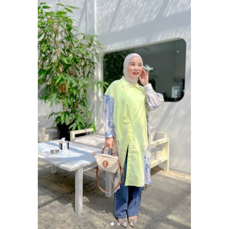 SALE ORCHID PLEATS TOP RIA MIRANDA X IKYK