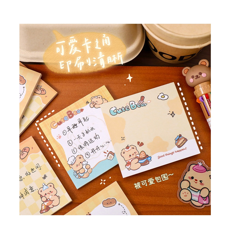 

[AMAZING] Sticker Sticky Note Bear Lucu Gemas / Sticky Note Bear Lucu Gemas