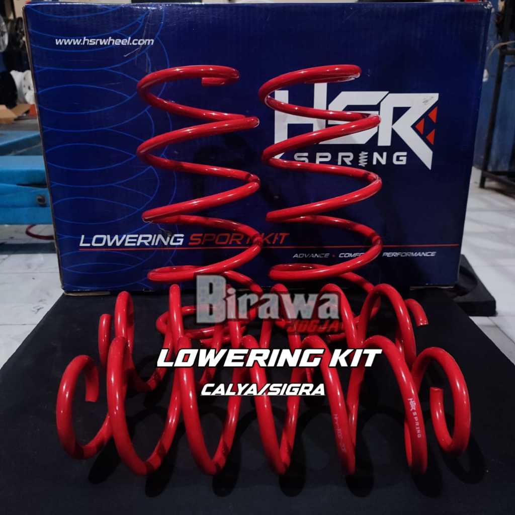 Lowering Kit HSR Mobil Calya/Sigra Spring Per Ceper Pnp Mobil Calya/Sigra Gratis Pasang + Spooring