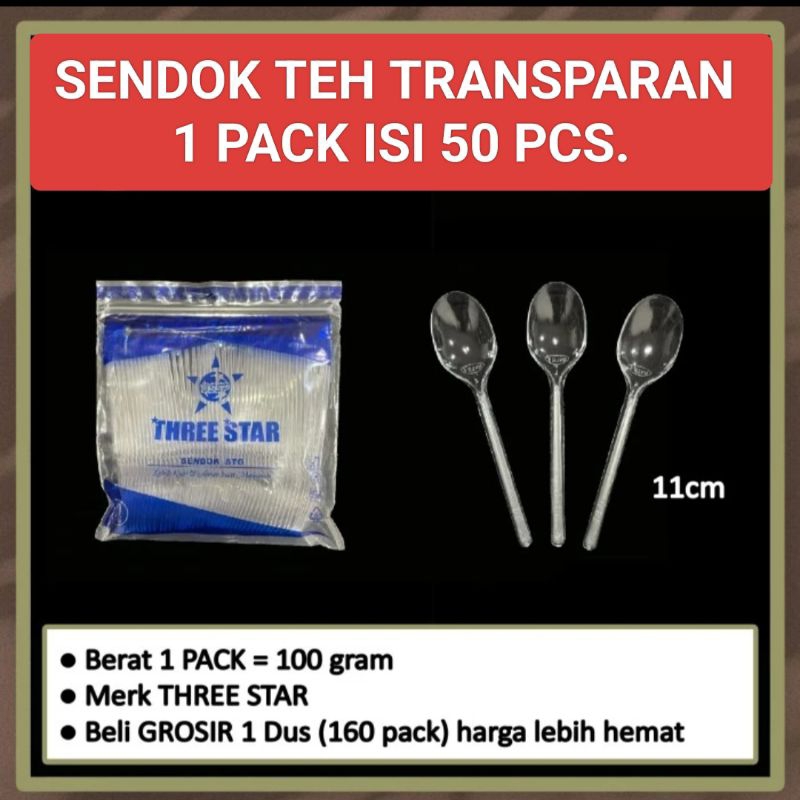 SENDOK TEH / SENDOK PUDDING STG BENING.