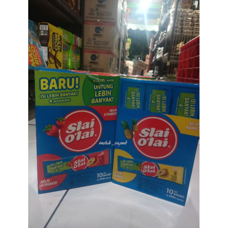 

SLAI OLEI ISI 12 SACHET KEMASAN BOK DENGAN BEBERAPA VARIAN RASA