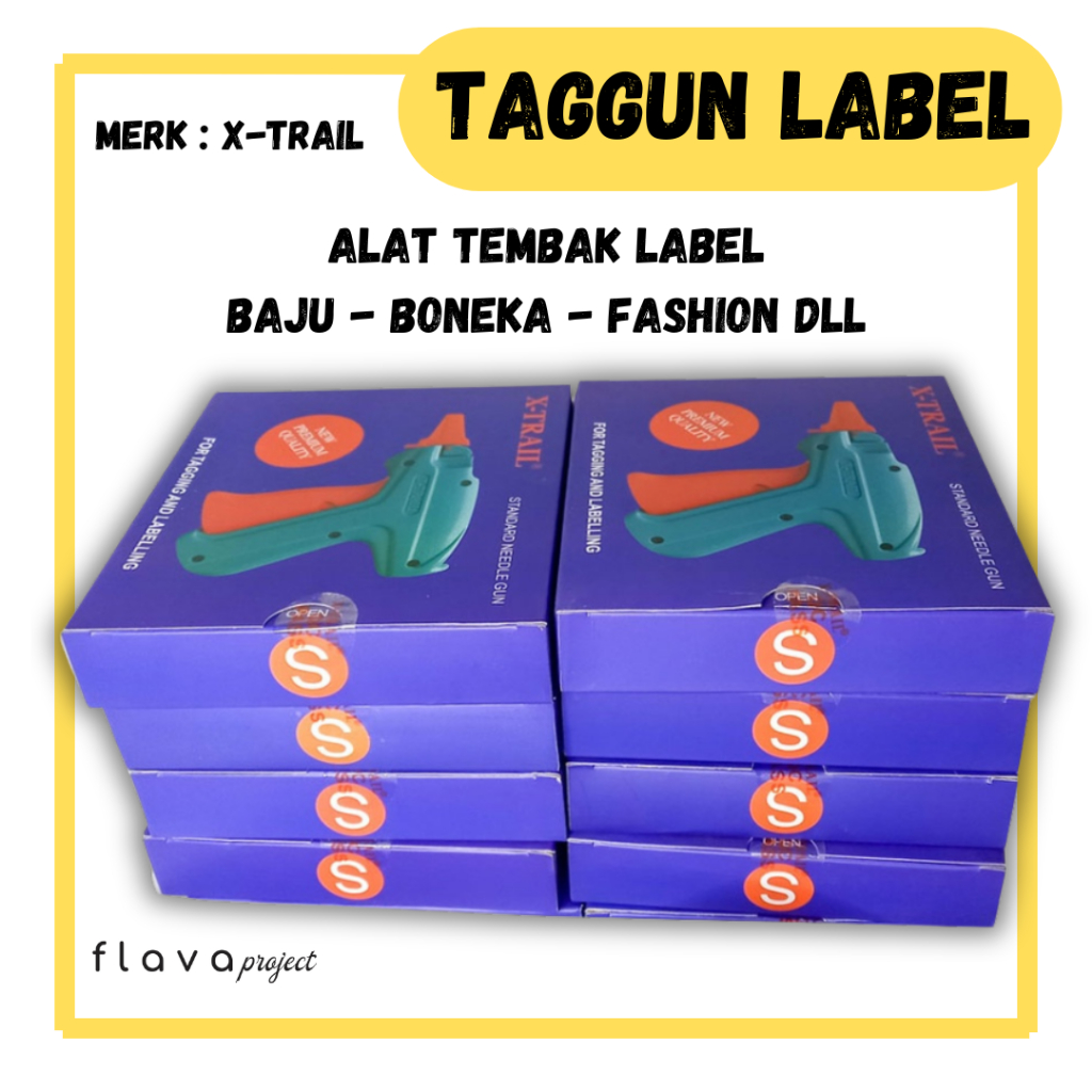 

Paket Tembakan Tag Gun “X-Trail” + Isi 5000pcs Tag Pin ( Arrow Pin )
