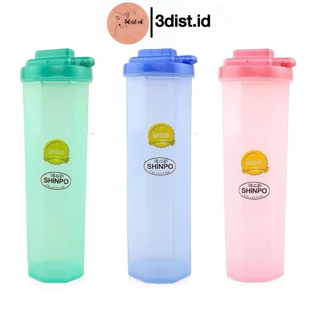 Botol shinpo/Botol Minum/Botol Air/Botol Kulkas/Botol Air Putih