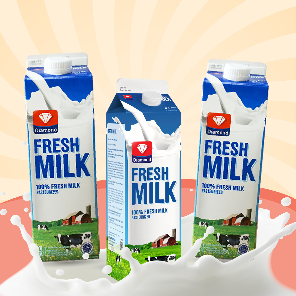 

PROMO DIAMOND FRESH MILK PLAIN 946 ML BELI 3 LEBIH HEMAT