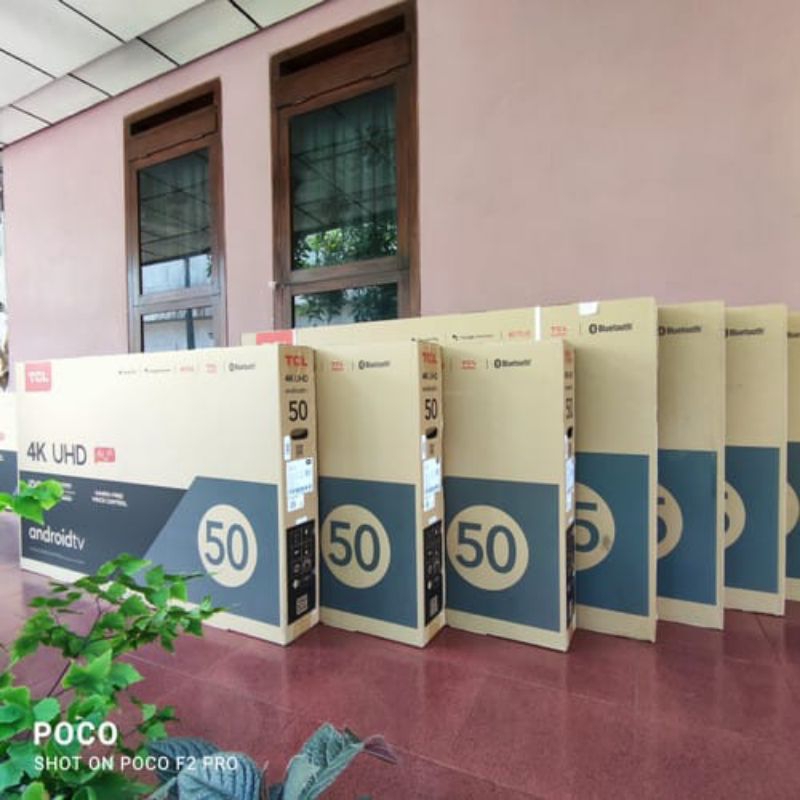 Led Tv Tcl 50A10 Smart Tv Android Ultra HD 4K Tv Tcl 50 inch Free Ongkir Dan Packing kayu