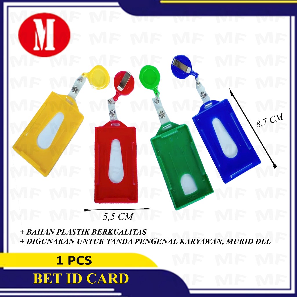 

Bet ID Card plastik / Name tag.
