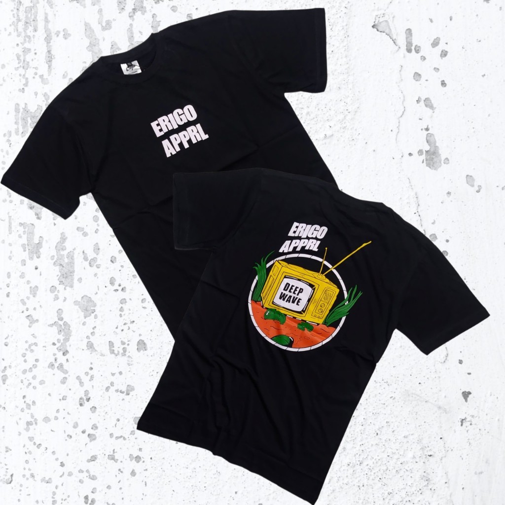 Kaos Erigo T-shirt ERIGO APPAREL DEEP WAVE Kaos Distro Pria Terbaru Kaos Erigo Bandung Kaos Pria Ter