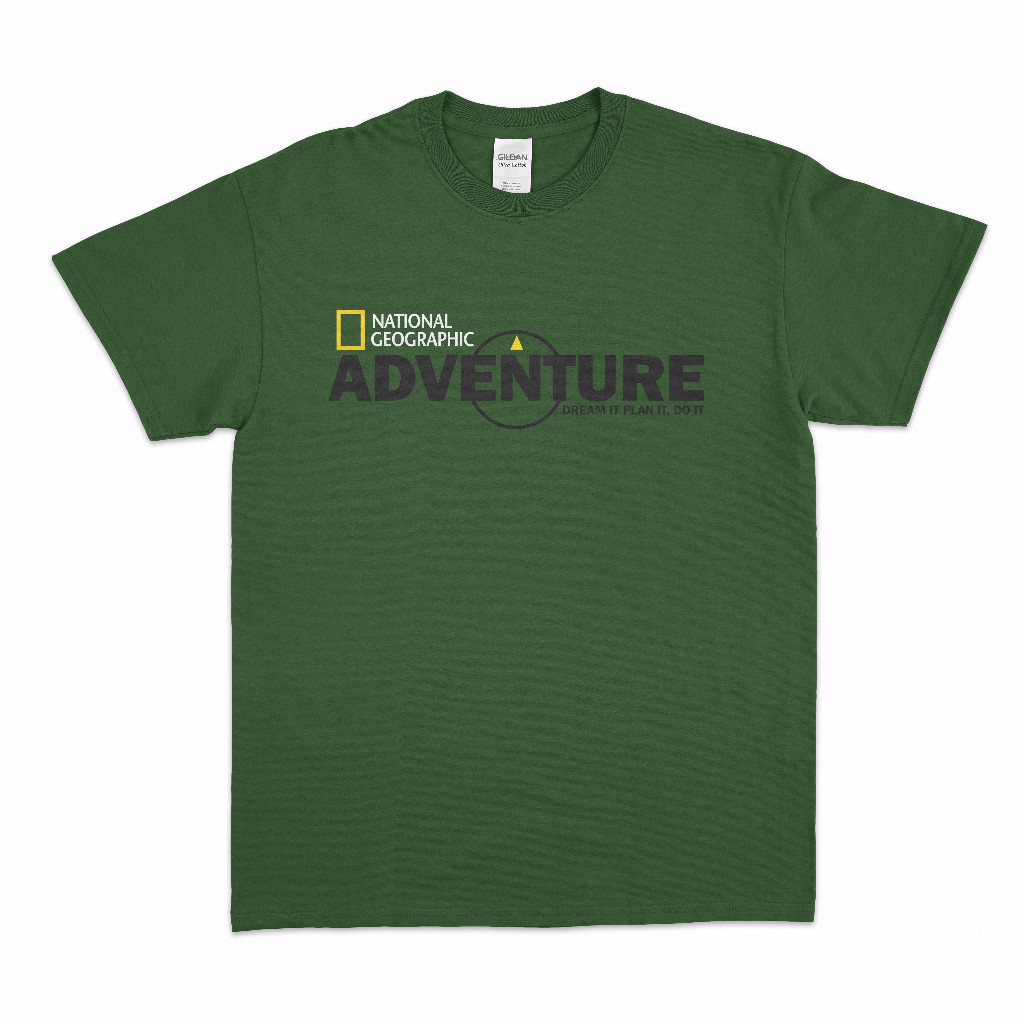 KAOS NATIONAL GEOGRAPHIC ADVENTURE / OUTDOOR / BAJU ATASAN PREMIUM PRIA WANITA