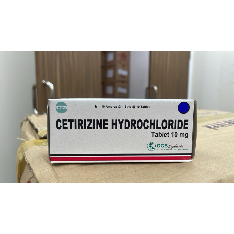 CETIRIZINE 100 TABLET - BOX