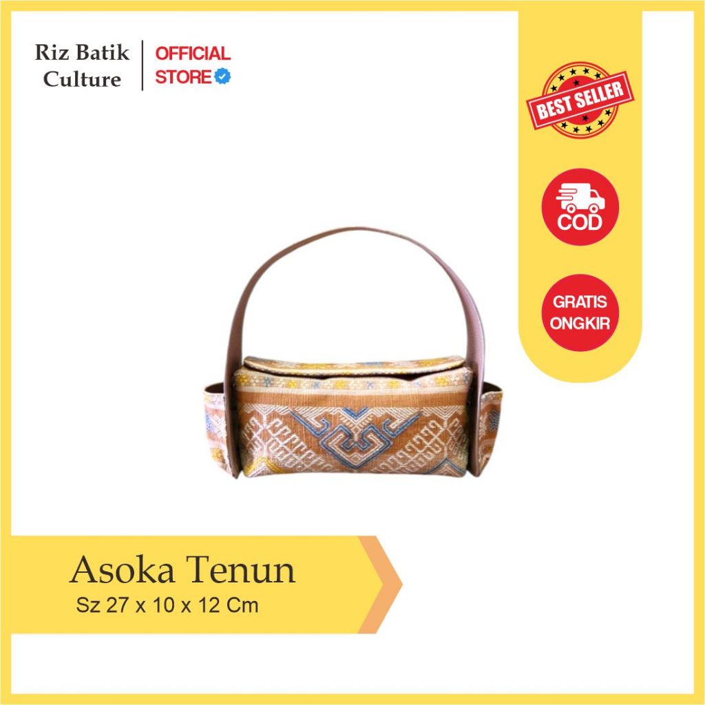 Tas Asoka/Kain Batik/Tas Batik/Tas Tenun/Tas Kulit/Tas ethnic/Tas Wanita