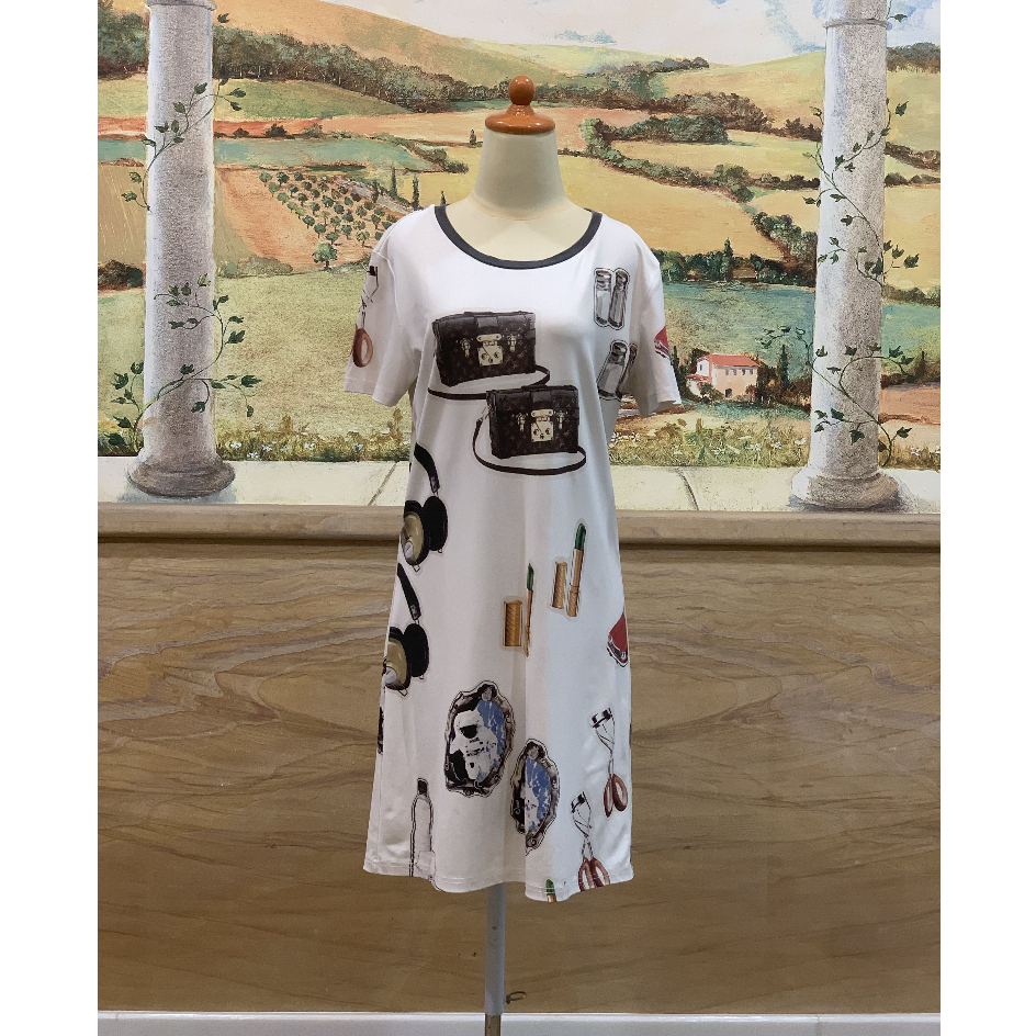 Preloved Louis Vuitton Multicolor Mini Dress B 218