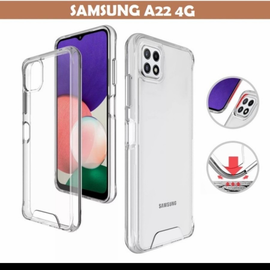 SAMSUNG A26 A36 A56 M32 M22 premium soft hard case clear SPACE Military