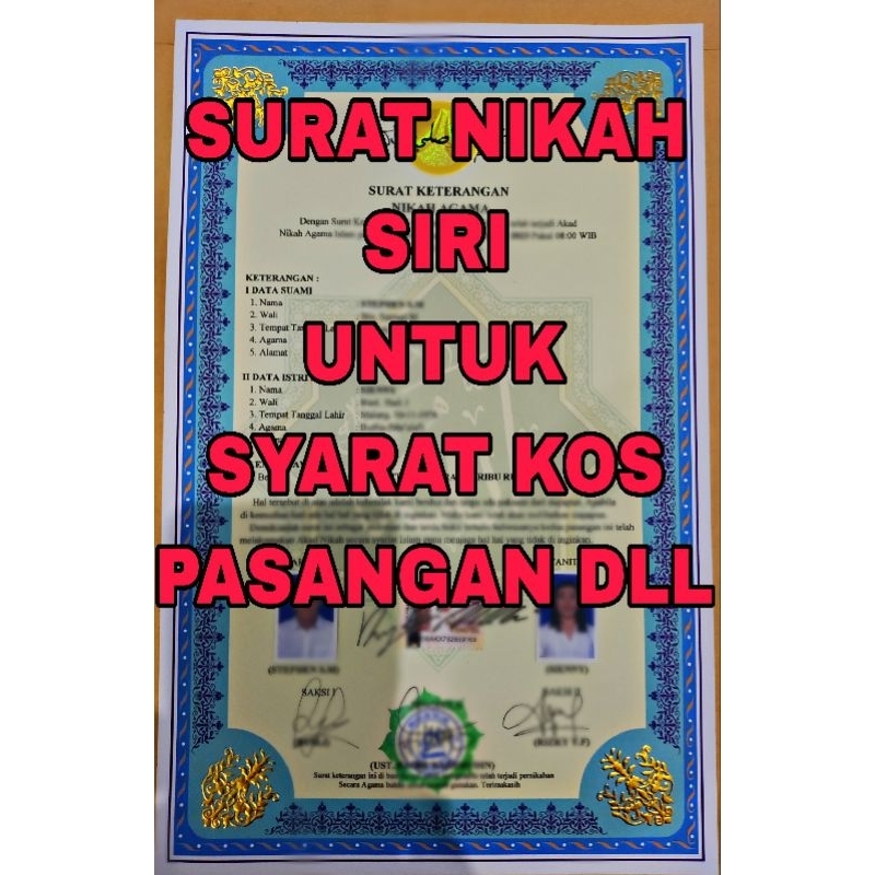 

SURAT UNTUK KADO PASANGAN
