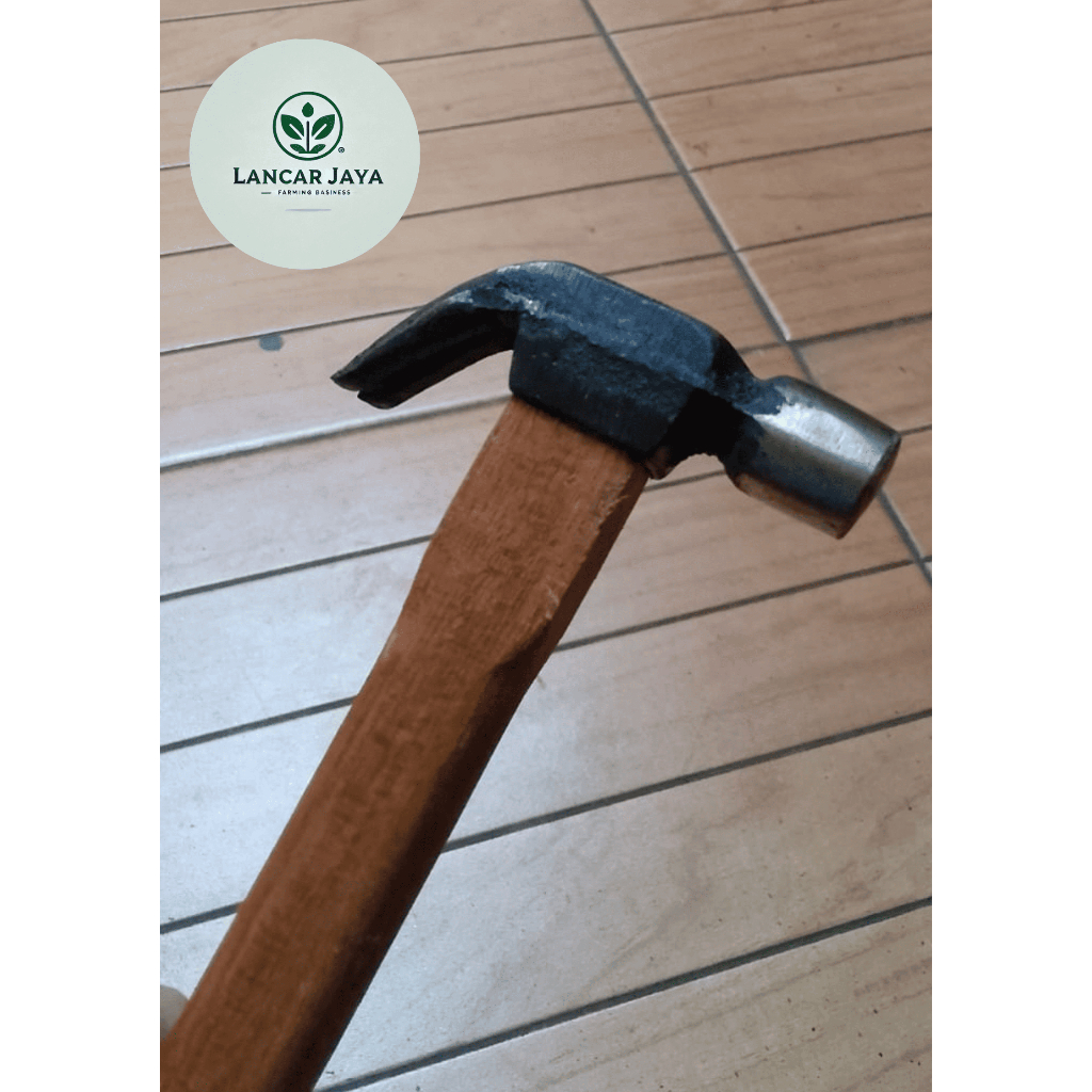 Palu Kambing Gagang Kayu Palu Cabut Paku Besi Cor Ukuran Besar MURAH
