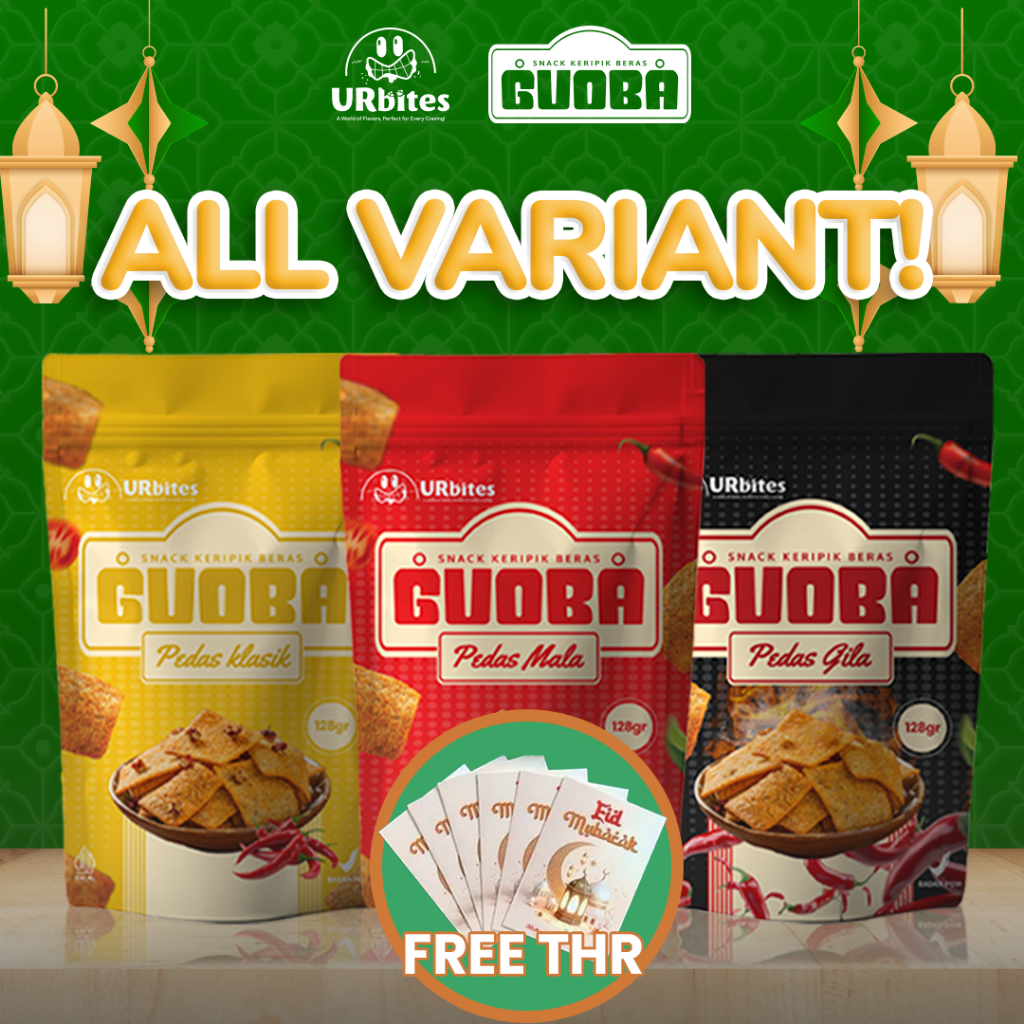 

[EXTRA THR] KERIPIK GUOBA - Snacks Keripik Beras 128gr Pedasnya Bikin Merem Melek Keriuknya Nagih
