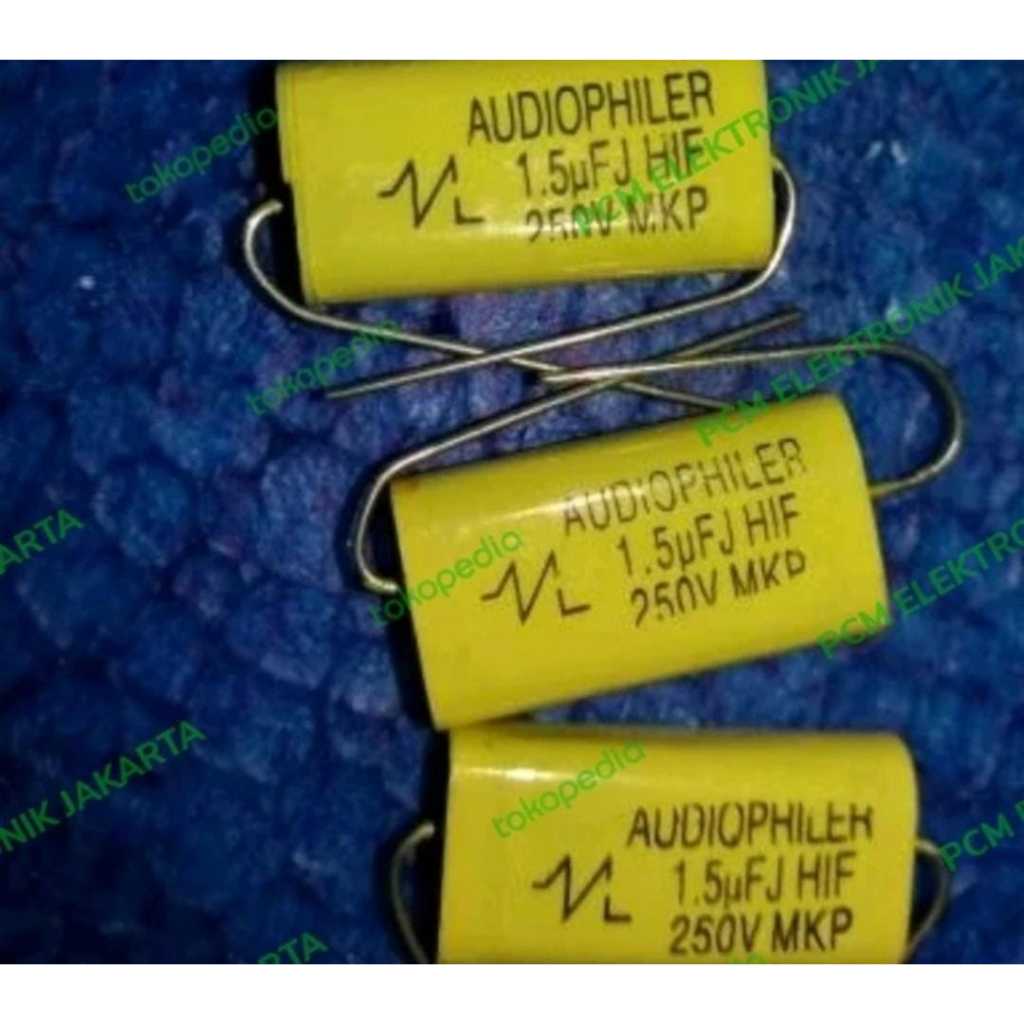 RE2546 audiophiler kapasitor 155 155j 1.5uf 1,5uf 1.5 1,5 uf 250v 250volt By PCM LTC GLODOK