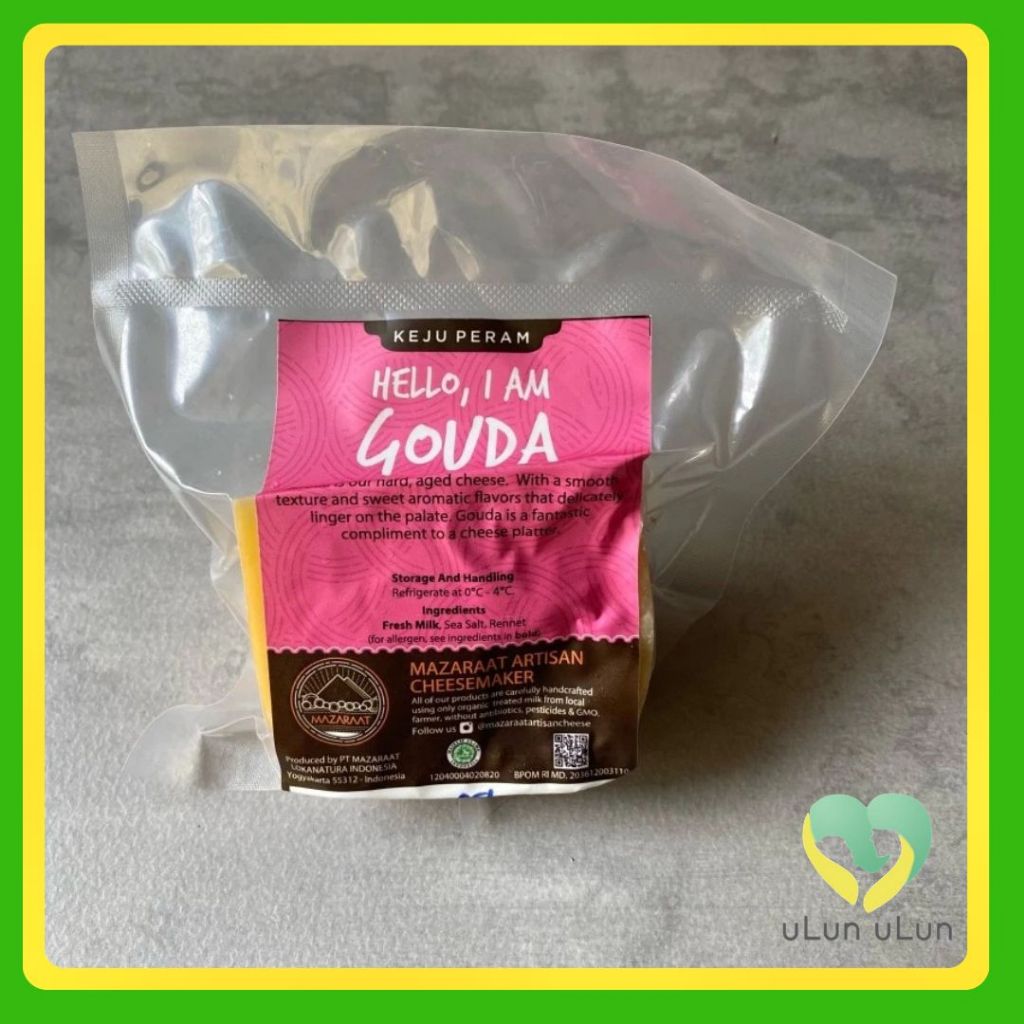 Ulun Ulun Mazaraat Gouda  - Artisan Cheese l Organic l Halal |