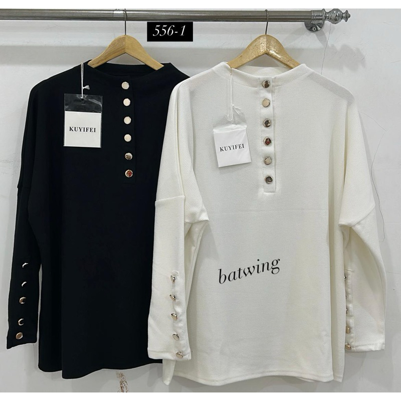 Kuyifei 556.1//blouse batwing//atasan knit kuyifei///pakaianwanitasby