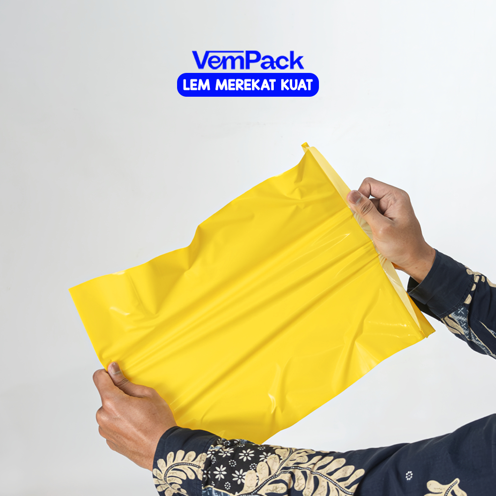 

RB Polymailer PREMIUM 40x50 CM 60 Micron PE Glossy Plastik Packing Online Shop Tebal Anti Sobek