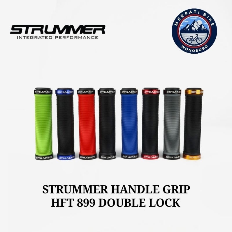Hand Grip Sepeda Strummer HFT 899 Handgrip Sepeda Lock Hanfat Sepeda
