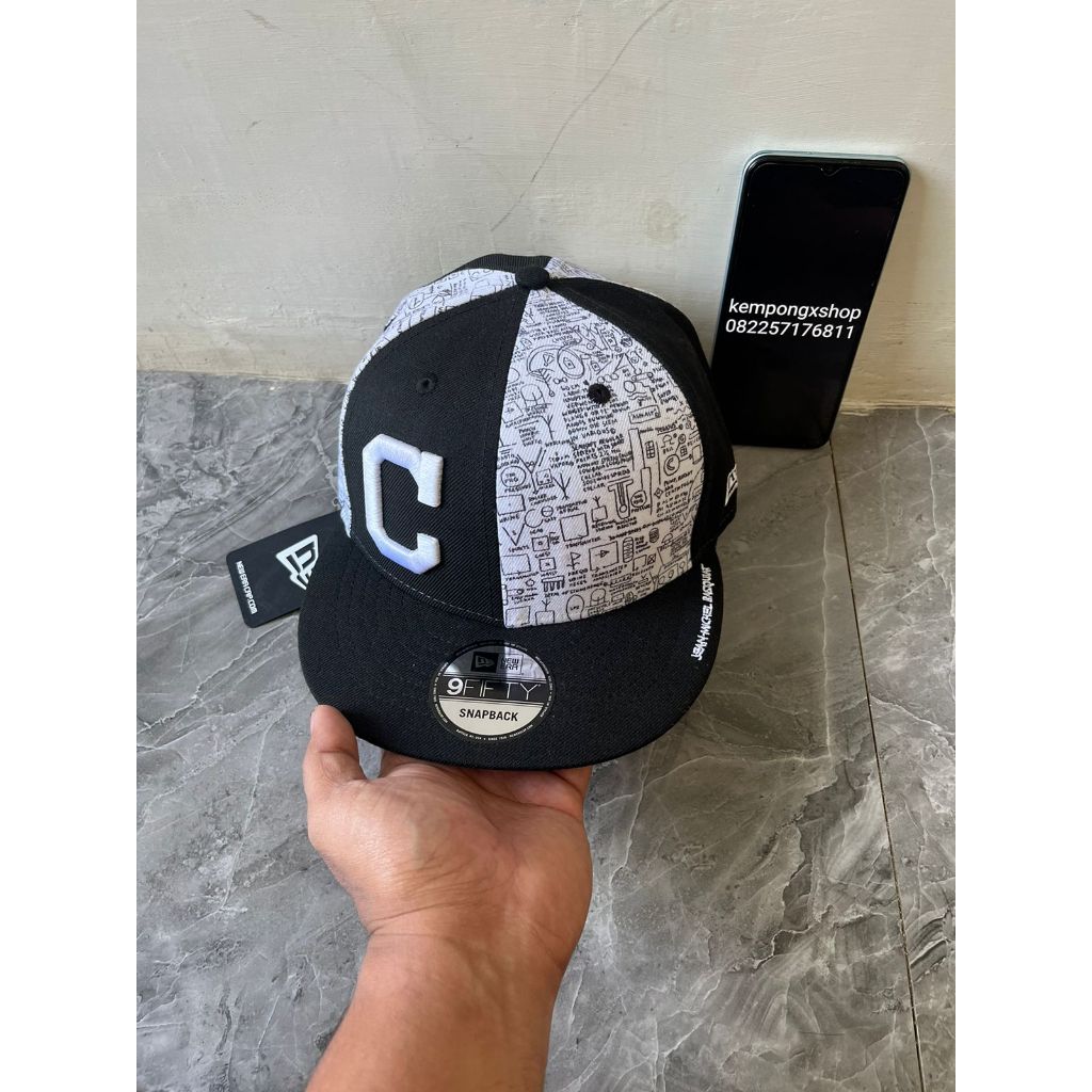 Topi new era jean michel basquiat