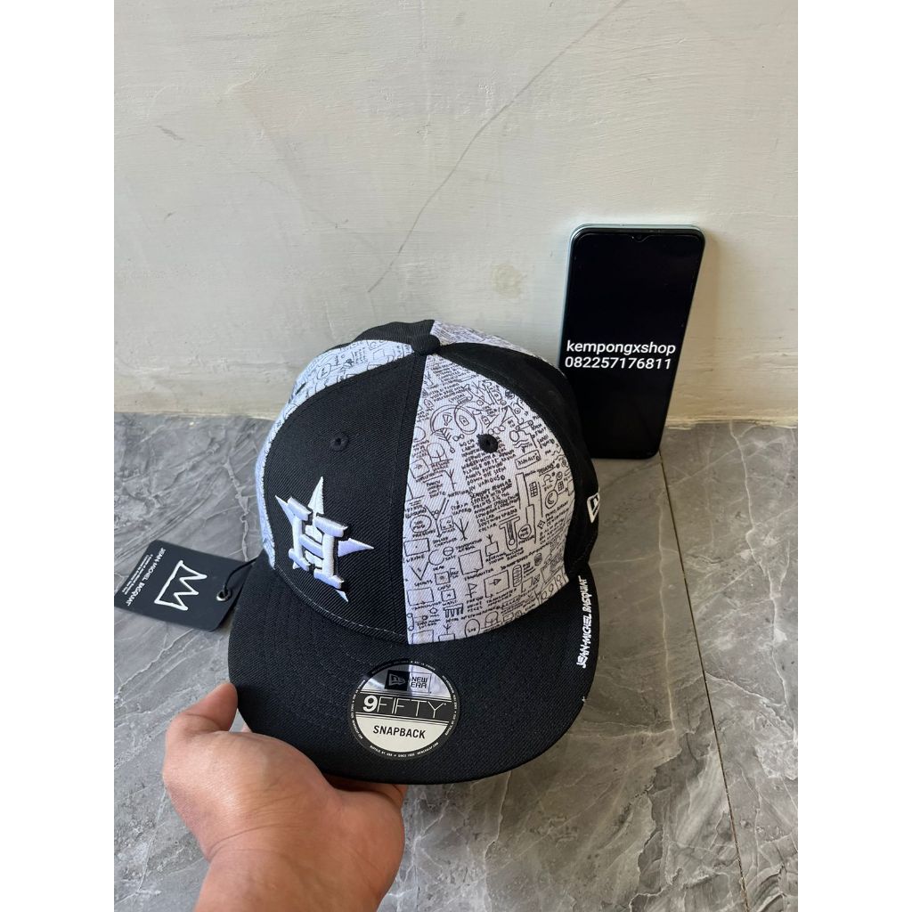 Topi new era jean michel basquiat