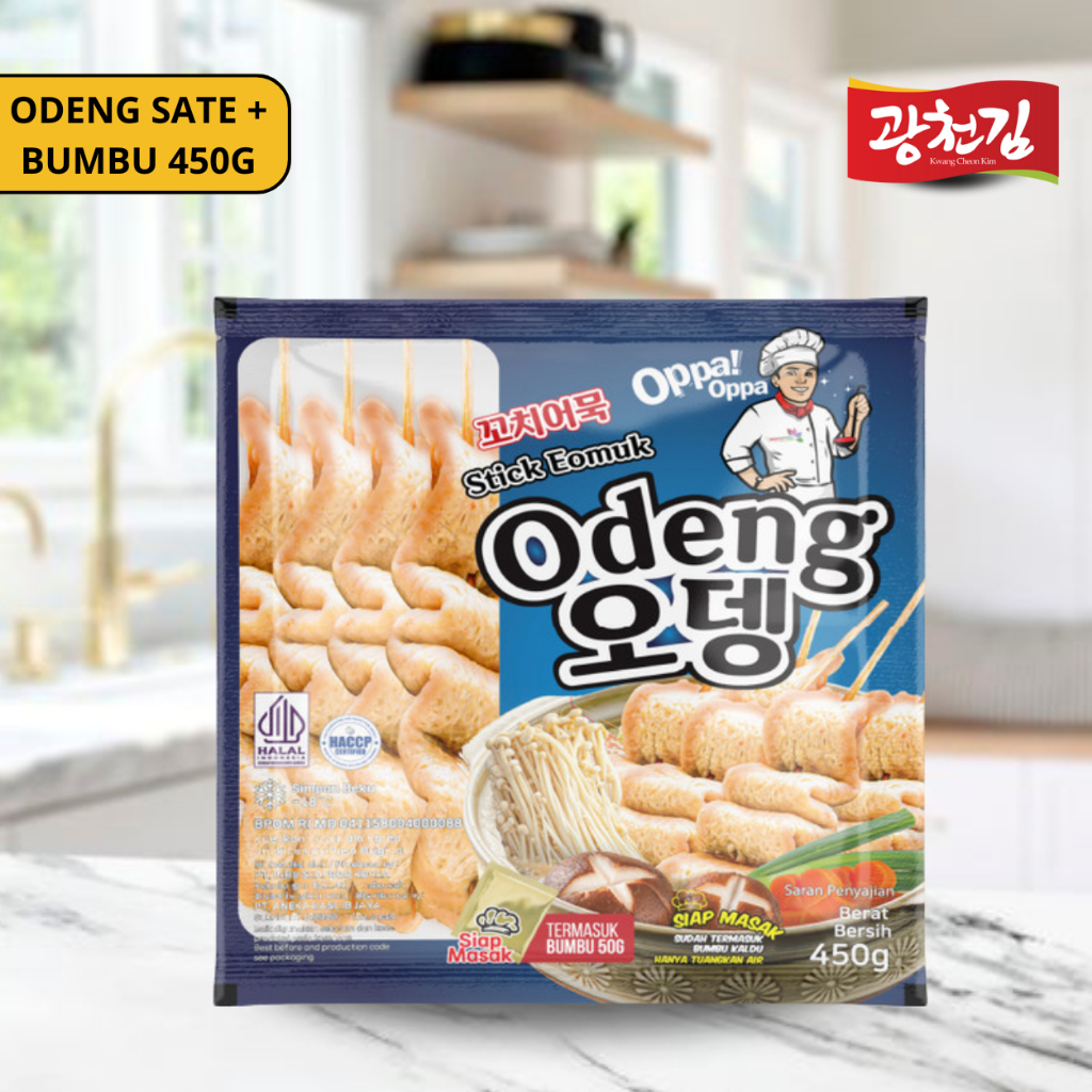 

[Halal] Oden Odeng Sate Korean Fish Cake 450g + Bumbu