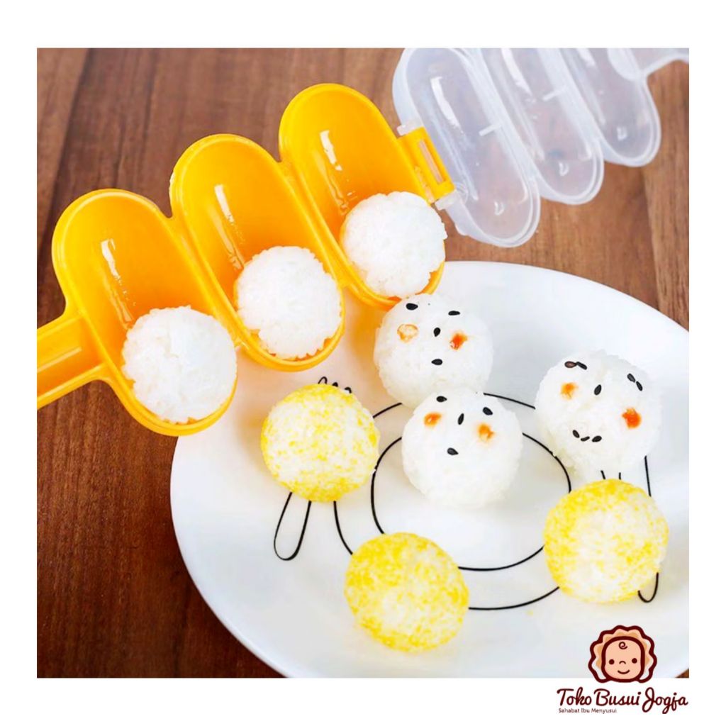 Cetakan Bola Nasi Bulat / Cetakan Nasi Bento Bulat / Cetakan Nasi Karakter / Cetakan  Bento Sushi Na