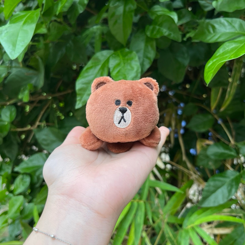 Jepit Rambut Boneka Brown LINE Friends ORIGINAL