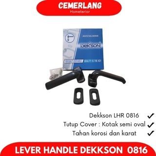 Handle Pintu Aluminium Dekkson LHR 0816 - Lever Handle Roses