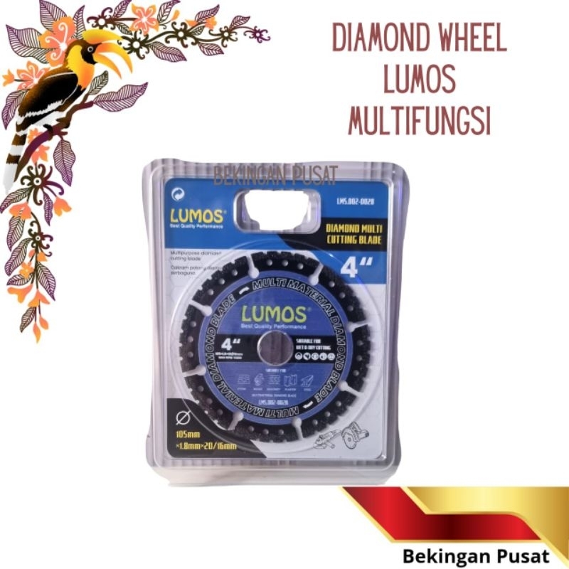 Diamond Blade/Pisau Potong/ Diamond Well LUMOS 4"