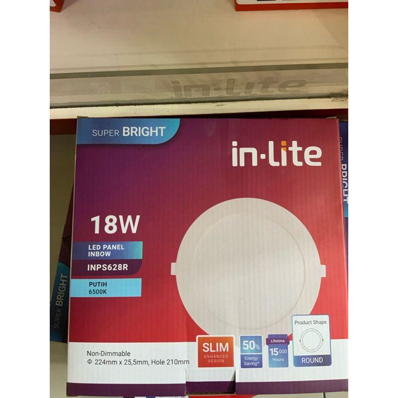 inlite led downlight 18w bulat