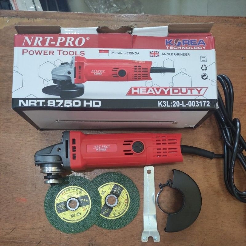 gerinda tangan nrt pro NRT 9750HD / mesin gurinda gerinda listrik nrt pro gerinda 4in