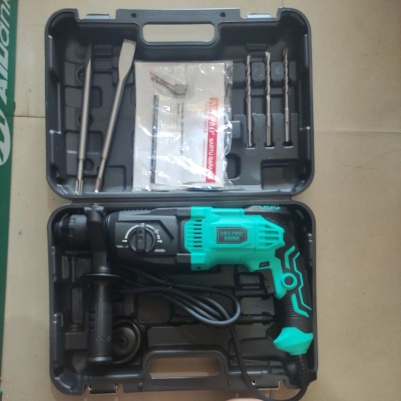 bor bobok hammer nrt pro / jet hammer rrh26 (26mm) /bor tembok bor beton NRT PRO HR26HD / bor hammer