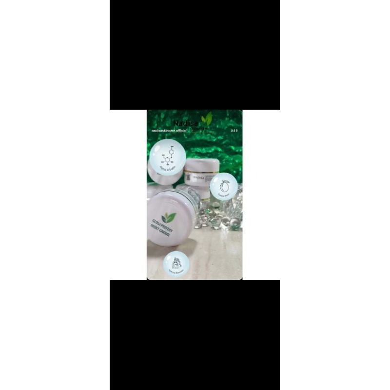 Krim Malam Perfect glow Nadisa Skincare