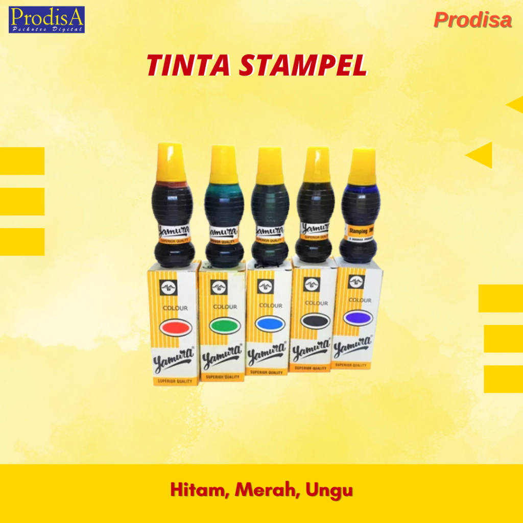 

TINTA STEMPEL YAMURA WARNA HITAM, MERAH, UNGU