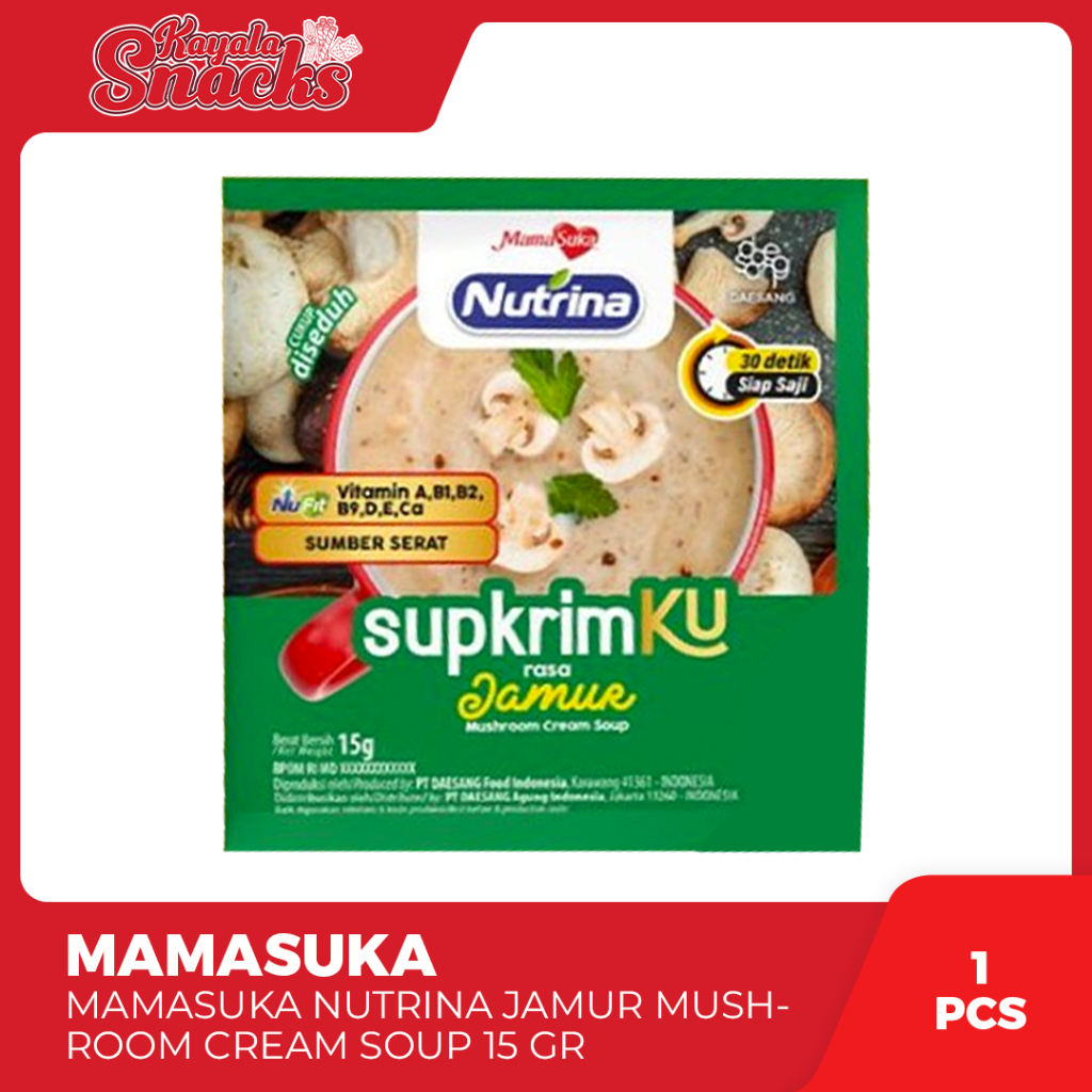 

MAMASUKA Nutrina Jamur Cream Soup 15 gr