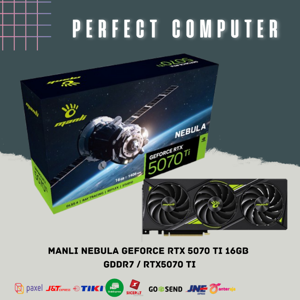 MANLI NEBULA GeForce RTX 5070 Ti 16GB GDDR7 / RTX5070 Ti VGA
