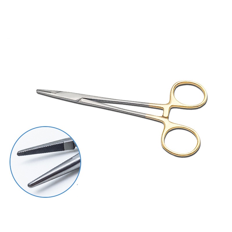 12.5cm/14cm Needle Holder / Nalpuder /Nalpvuder /Klem Jahit / Needle Holder Plier/ Gold Handle