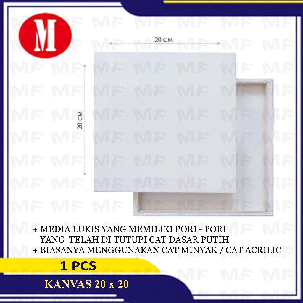 

Kanvas Lukis Ukuran 20cm x 20cm