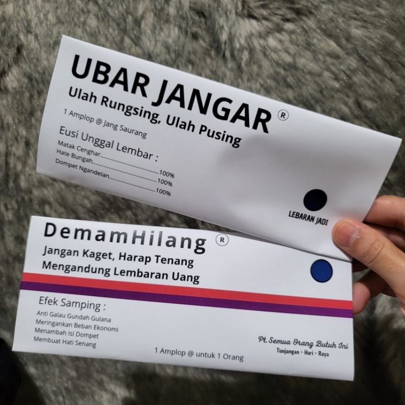 

Amplop Cover Obat Hits 2025