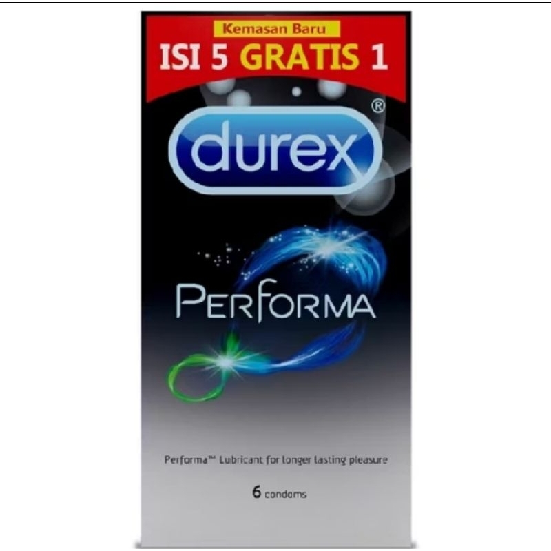 Gigikbunga Durex Performa Isi 6Pcs