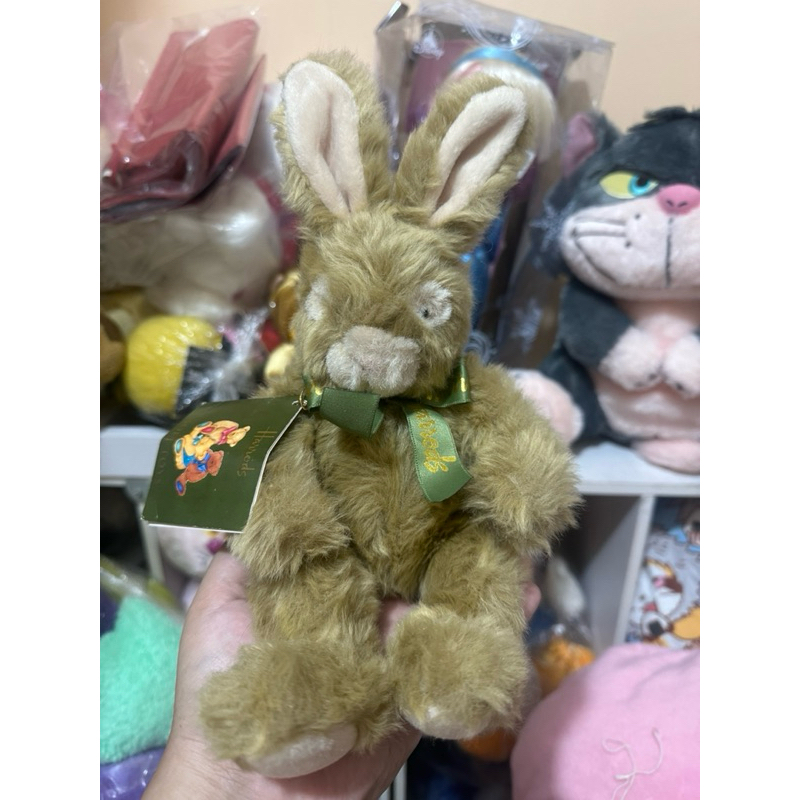 Kelinci Klasik Harrods Bulu Lebat Halus Original | Boneka Kelinci Klasik Vintage